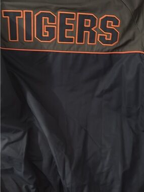 Colosseum Navy and Orange Team Applique Jacket
